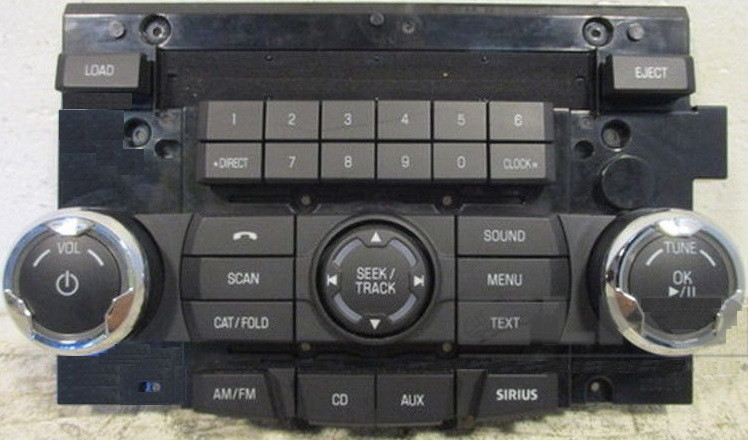 2010 - 2012 Ford Fusion Radio Faceplate Part # 9E5T-18A802-AE - M&R