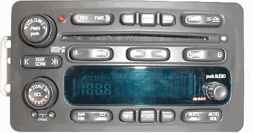 2001 - 2003 Venture Van Am/Fm 6 Disc 10333503 2001 - 2003 Venture Van Am/Fm 6 Disc 10333503