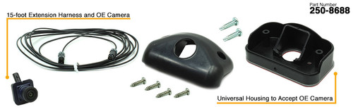 250-8688 2019-2024 RAM 1500 360 View backup camera relocation kit 250-8688 2019-2024 RAM 1500 360 View backup camera relocation kit