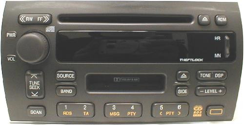 1998 Cadillac Deville Am/Fm Cassette/CD 16266916