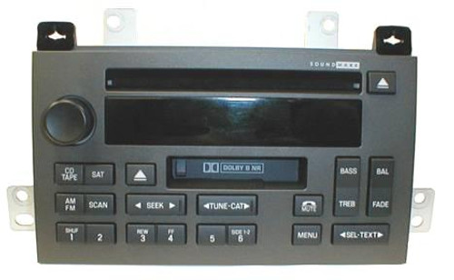 2005 Lincoln Town Car AM/FM Cassette/CD 5W1T-18C868-AF