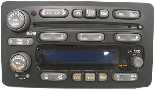 Ford CD6/MP3 Faceplate Includes All Buttons,Trim & Circuit Board 