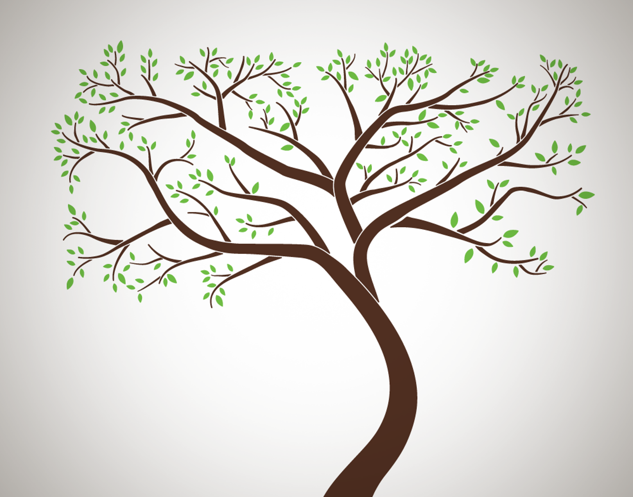 family tree clipart leaves