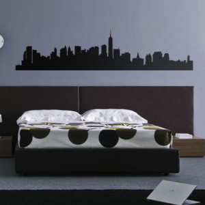 City Wall Decals Skyline Wall Decals