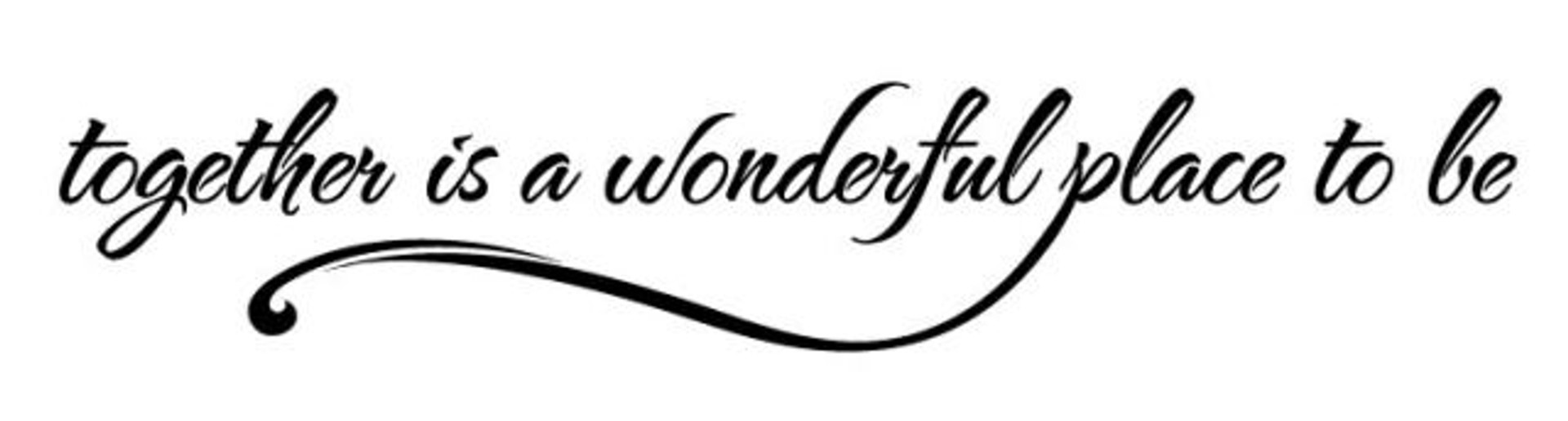 A Wonderful Place To Be Wall Decal | DecalMyWall.com