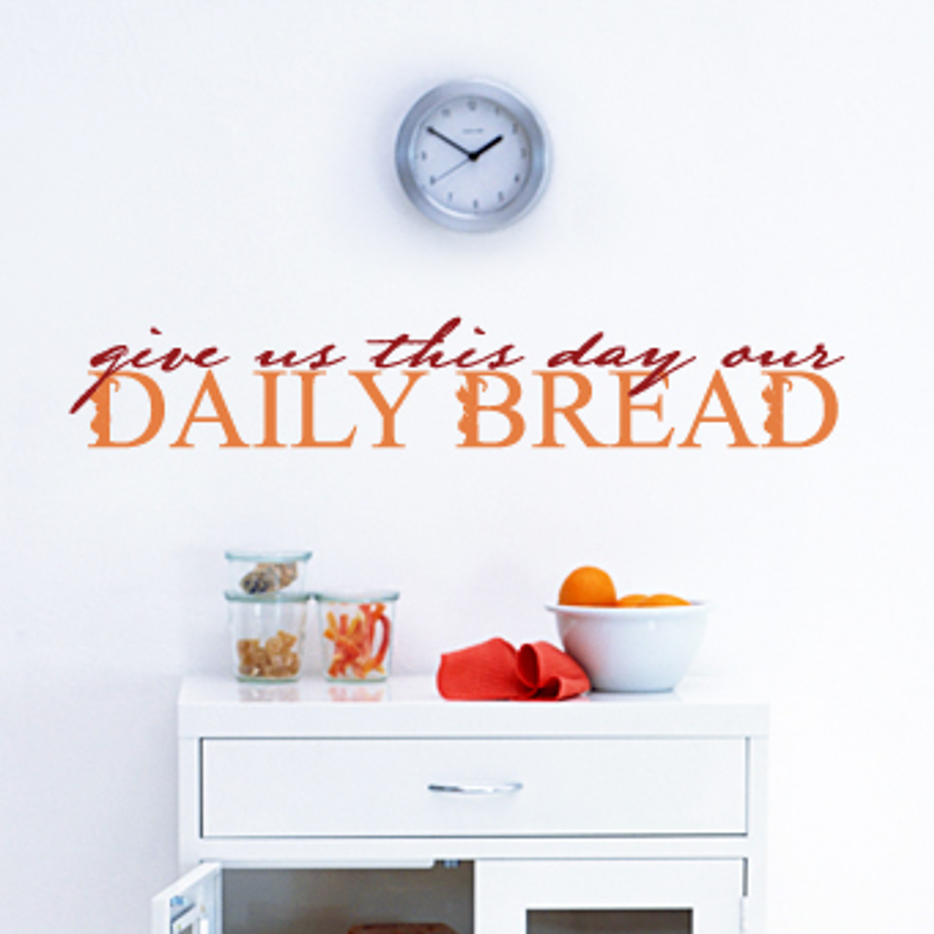 Kitchen Wall Decal DecalMyWall Com   E066wall Quote Decal Thumb  21131.1329967107 