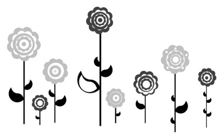 Flower Wall Decals Floral Wall Stickers