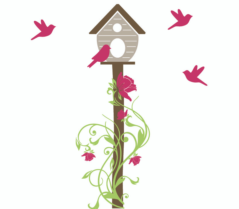 Birdhouse Wall Decal