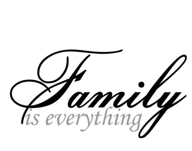 Family Is Everything Wall Decal