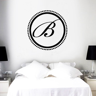 Monogram 04 Wall Decal