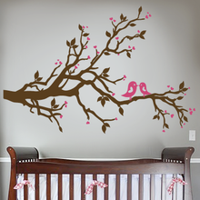 Love Birds Branch Wall Decal | DecalMyWall.com