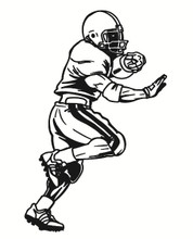 Football Wall Decal 3 SP017