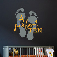 A Perfect Ten Wall Decal K019