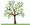 Tree Wall Decal. Shown here with our Grass Wall Decals.