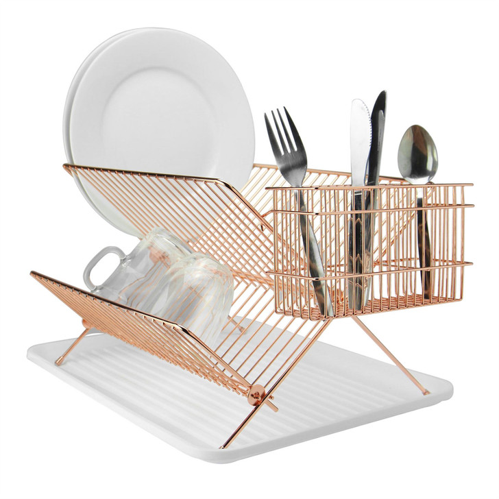 Folding Wire Drainer Rose Gold | M&W