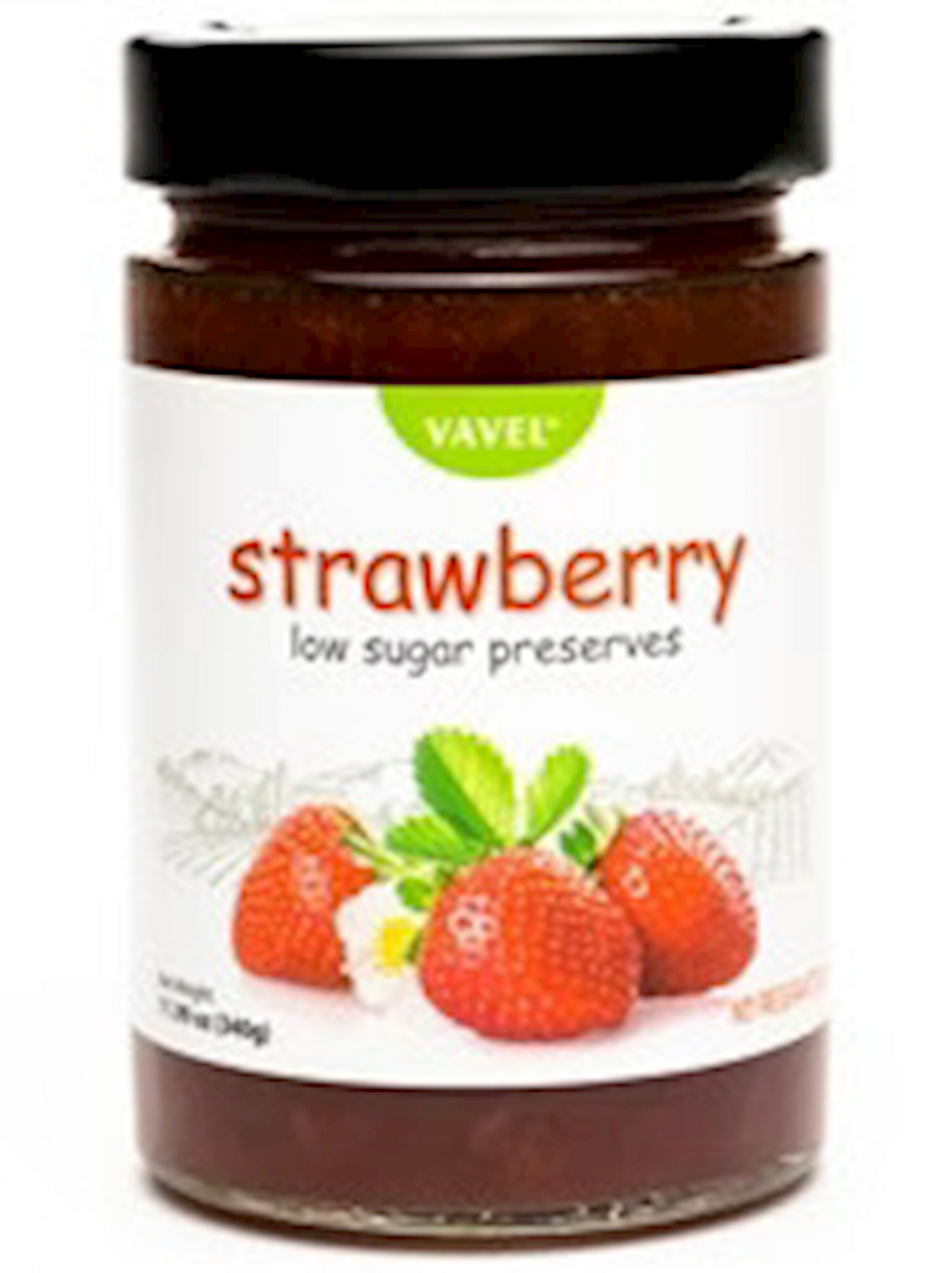 Vavel Strawberry low sugar preserve 290g