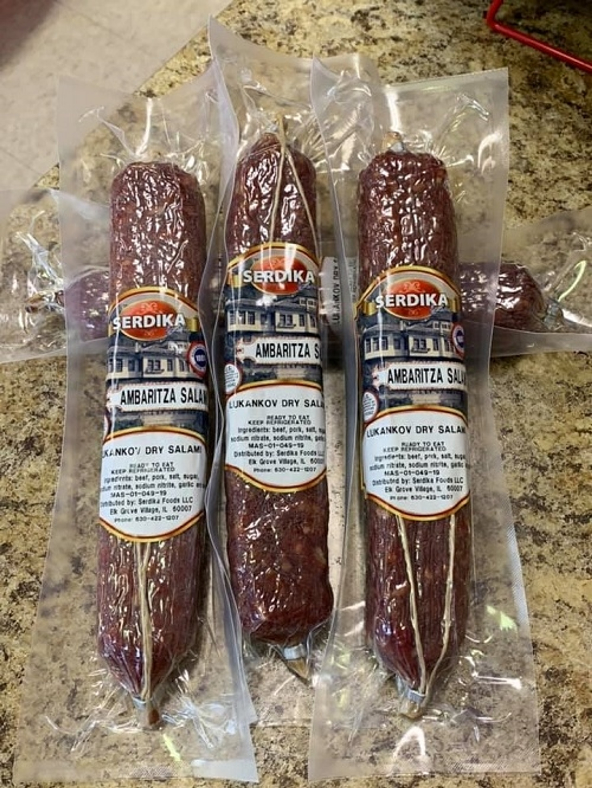 Dry Cured Beef Salami (Soudjouk) Pirinfoods