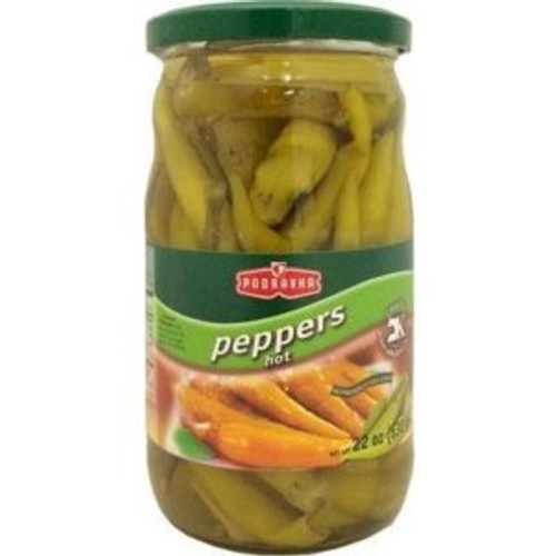 Podravka Hot Fefferoni Peppers 630g