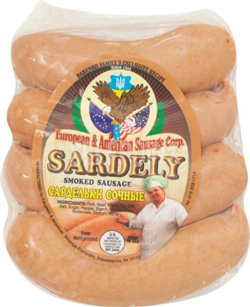 European & American Sausage Sardely Smoked Sausage