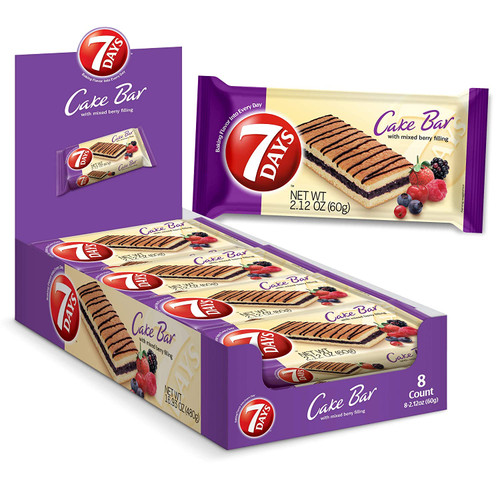 7Days Cake Bars, Mixed Berry 60g