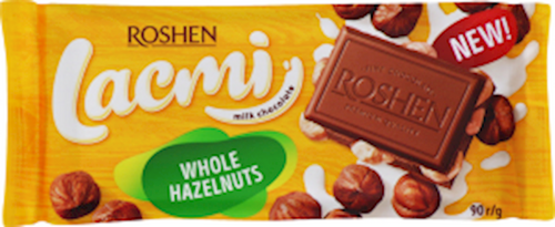 Roshen Lacmi Hazelnut Chocolate  90g