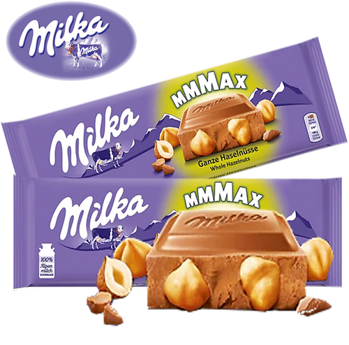 Milka Chocolate (Max) MILK w/WHOLE NUTS 270gr