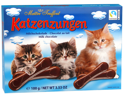 M.Truffout Milk choco catfingers 100g