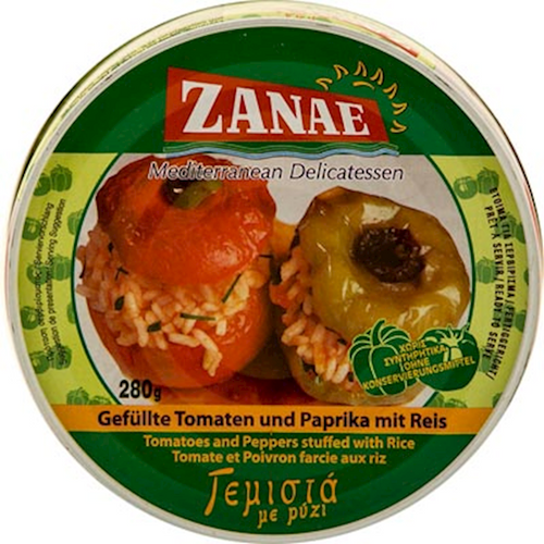 ZANAE Stuffed Peppers & Tomatoes 280g tins