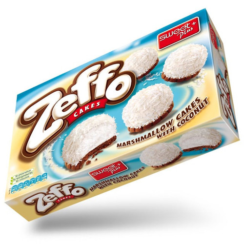 SweetPlus Zeffo marshmallow cakes with coconut 115g