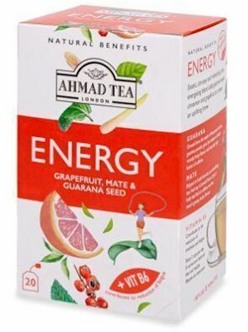 Ahmad Natural benefits Energy Tea 20bg