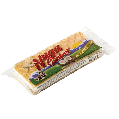 Pennfood Nuga wafer  w raisan and coconut 50g