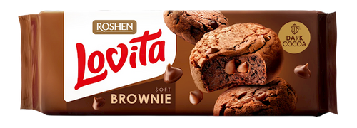 ROSHEN COOKIES BROWNIE W/COCOA LOVITA 152GR