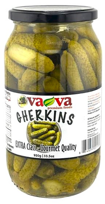 VA-VA Extra Baby Gherkins 950g