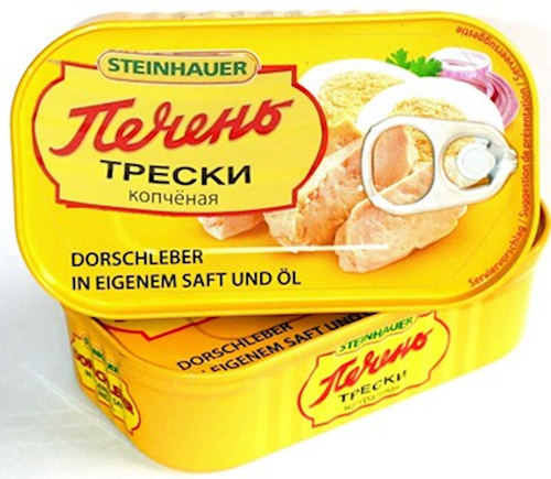 Steinhauer COD LIVER Smoked 120g