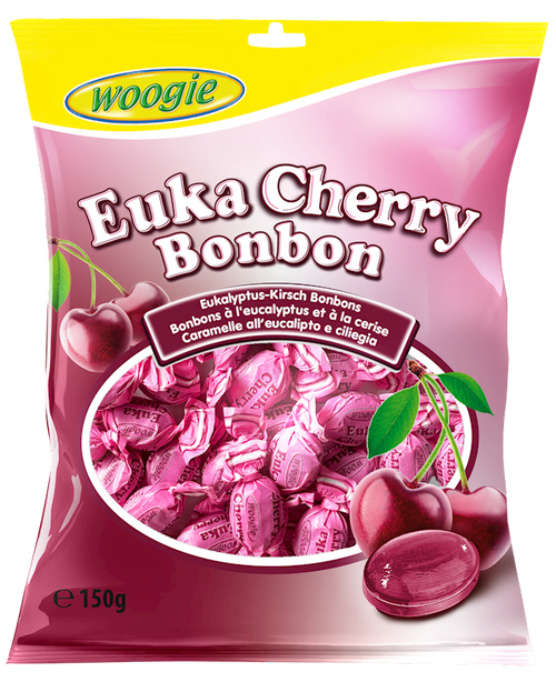 Woogie Bag Cherry - Eukalyptus candies 150g