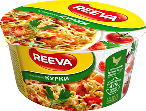 Reeva Noodles w chicken taste soup 75g