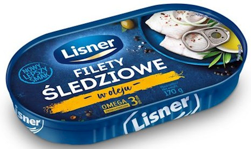 Lisner Herring fillets in oil 170g