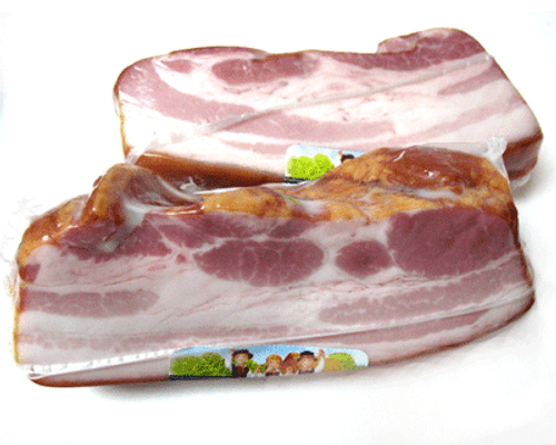 Sokolow Boczek CHUNK Smoked Bacon, 0.75 - 0.95 lb / 0.34 - 0.43 kg