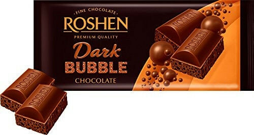 Roshen Dark Bubble Chocolate