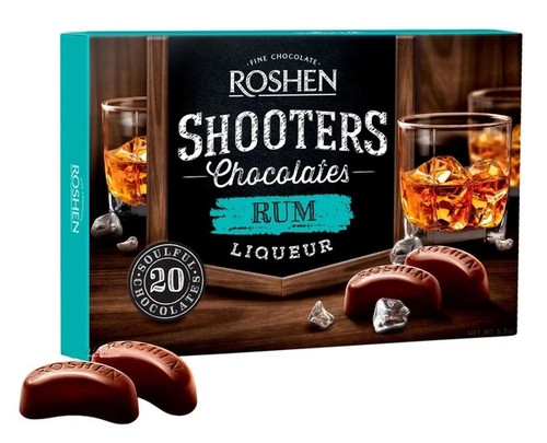 Roshen Shooter Rum Candy 150g