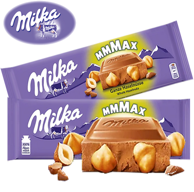 Milka Chocolate (Max) MILK w/WHOLE NUTS 270gr