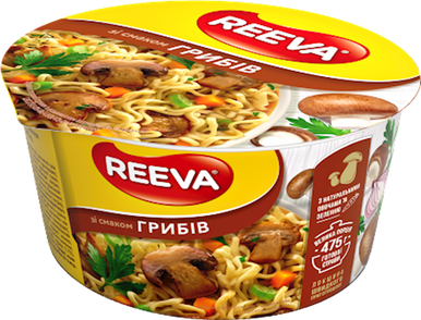 Reeva Noodles w mushroom taste soup 75g