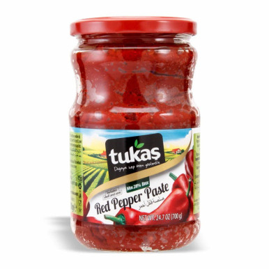 Tukas Red Pepper Paste Mild 24.7 Oz (700g)