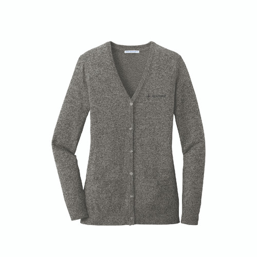 Port Authority Ladies Marled Cardigan Sweater