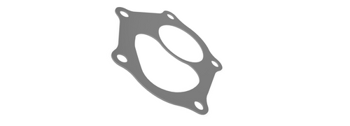Evo X divided stainless steel 02 housing gasket