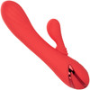 California Dreaming Palisades Passion Rabbit Style Silicone Heated Swinging Vibrator By CalExotics
