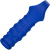 Admiral Liquid Silicone Beaded Penis Extension By CalExotics - Blue