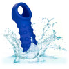 Admiral Liquid Silicone Beaded Penis Extension By CalExotics - Blue