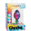 Cheeky Tie-Dye Silicone Butt Plug Medium By CalExotics