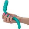 Pretty Little Wands Bubbly Rechargeable Silicone Flexible Vibrator By CalExotics - Aqua